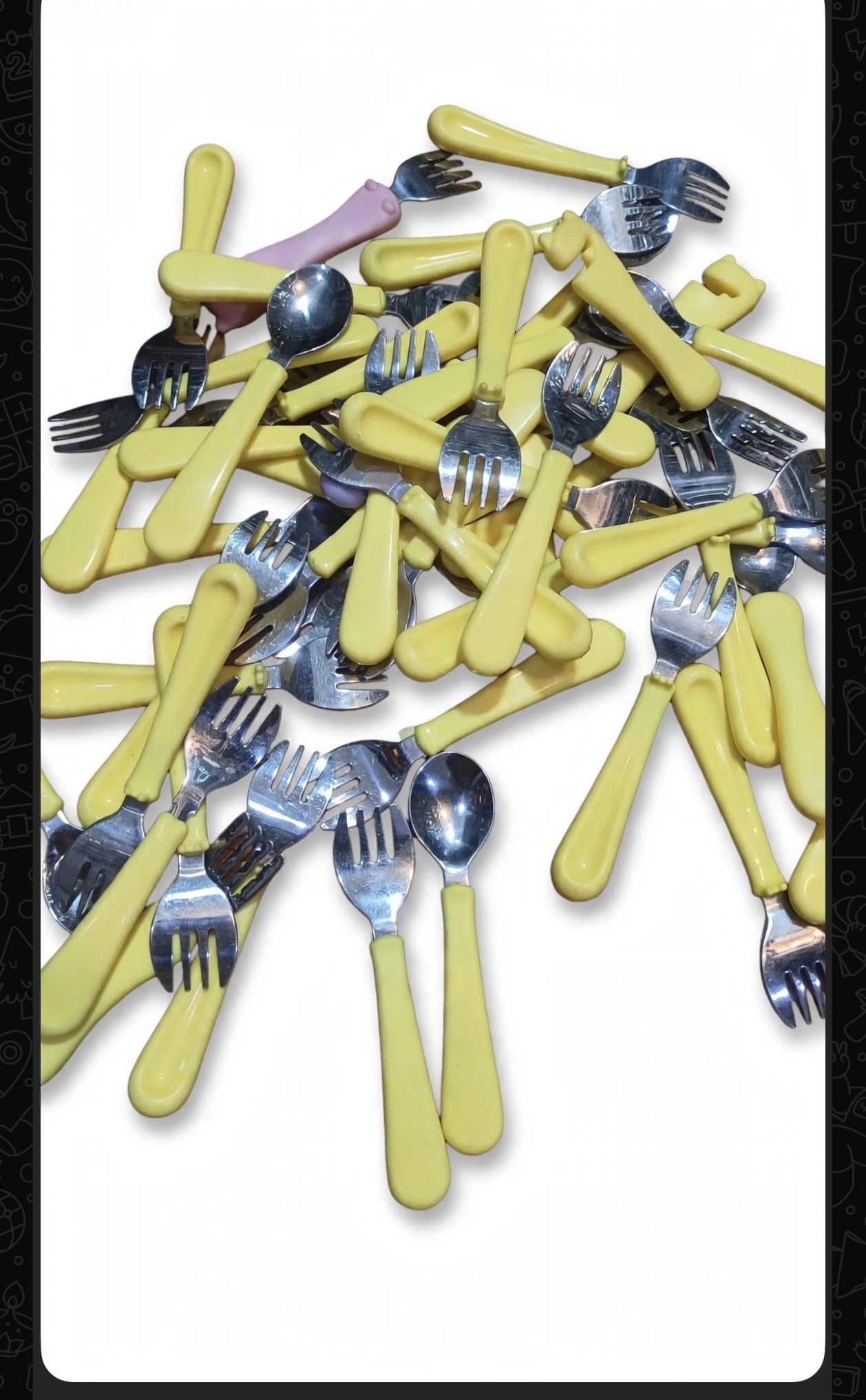 Mini Spoon & Fork Set for Kids